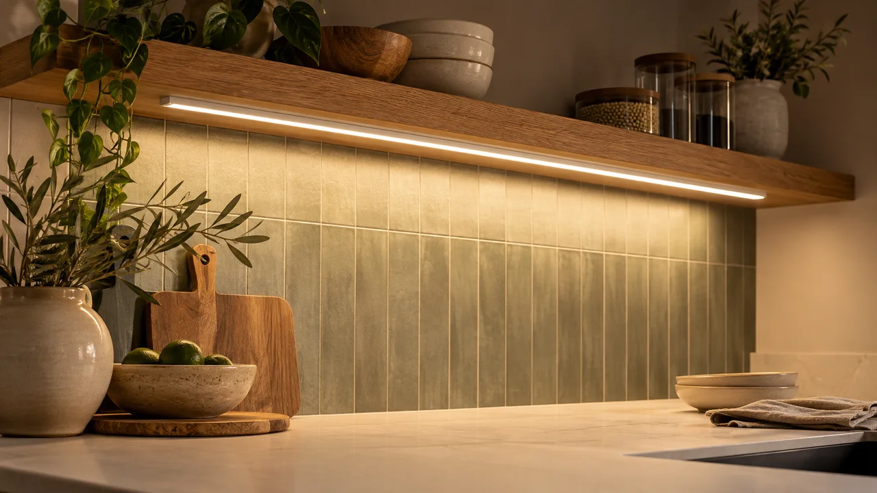 Wizualizacja koncepcyjna AI — Listwa LED